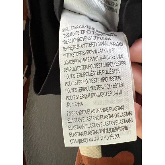 Farm Rio Bananada Black Dark Tulle Midi Dress Bananada Black Size Small Bodycon - Picture 8 of 9